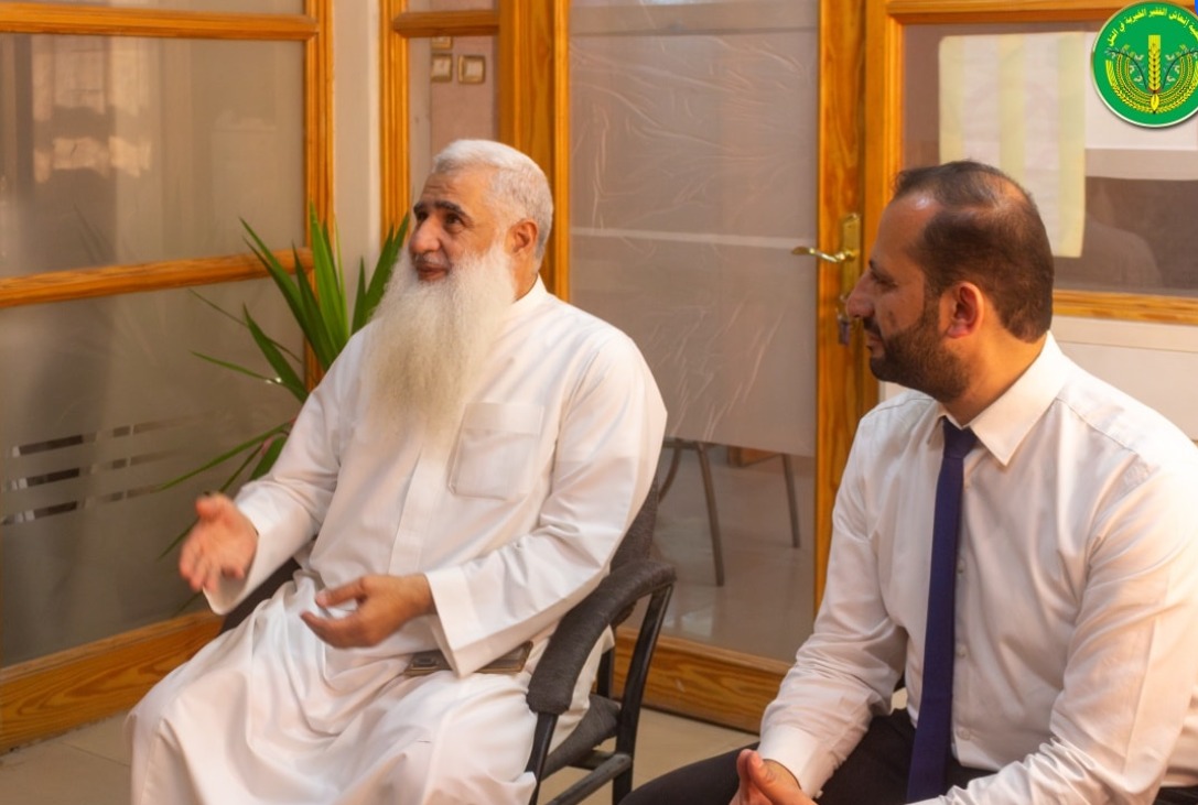 استقبال نخبة من رجالات مدينتنا الكرام